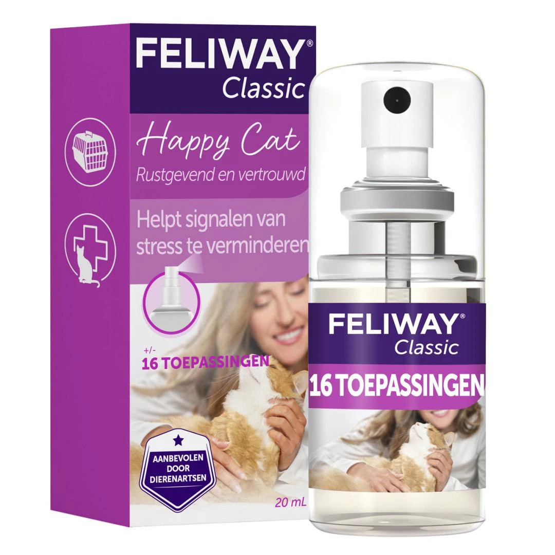 Pets Care Verkoop -Pets Care Verkoop NL FELIWAY CLASSIC SPRAY 20ml MRHI